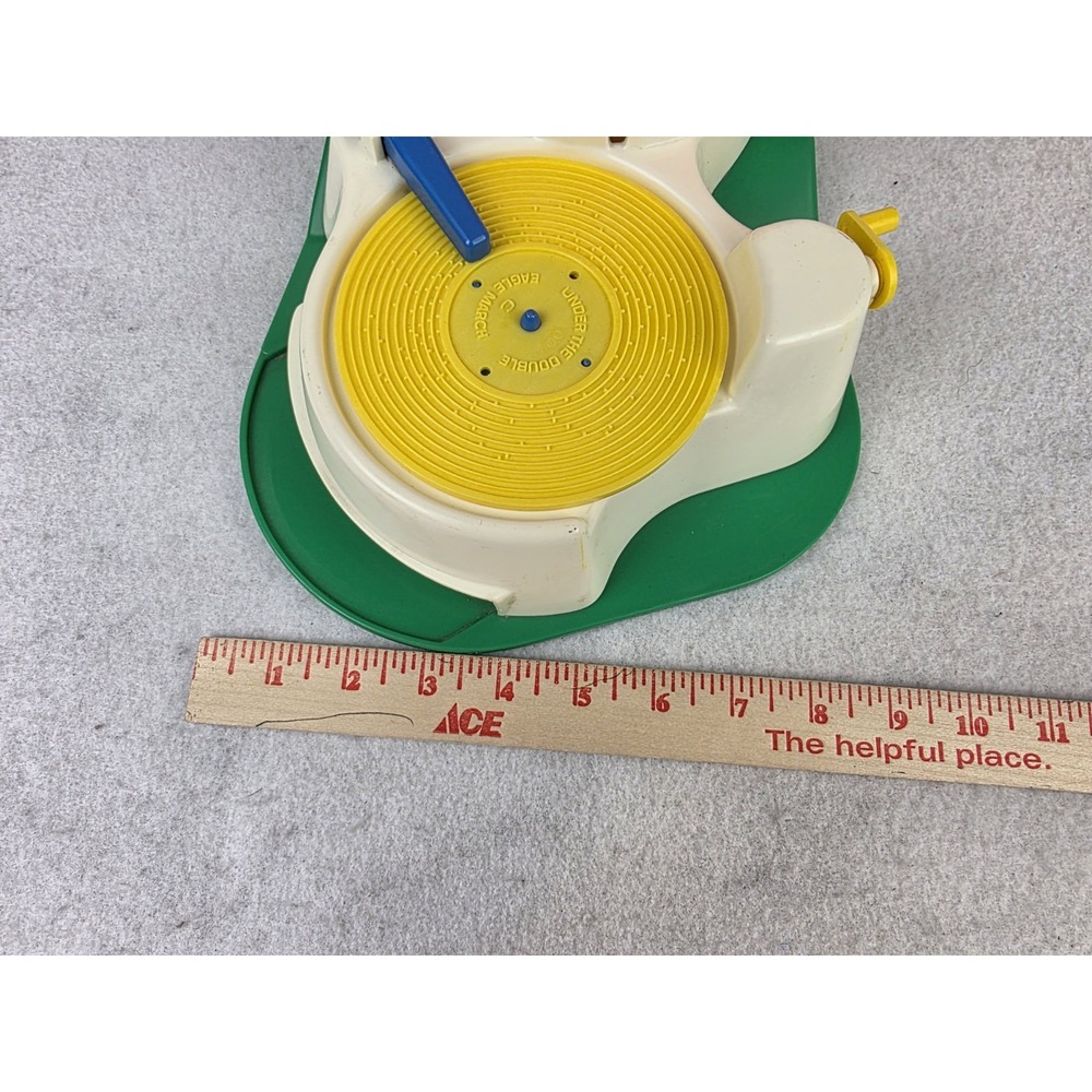 Vintage Fisher Price Little People Change A Tune Carousel 1980s With Discs - Picture 15 of 15